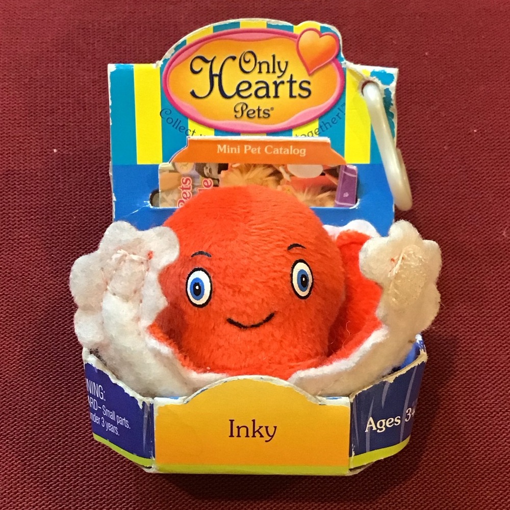 Only Hearts Pets Inky the Octopus tiny plush pet